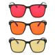 Block Blue Glasses Square Black